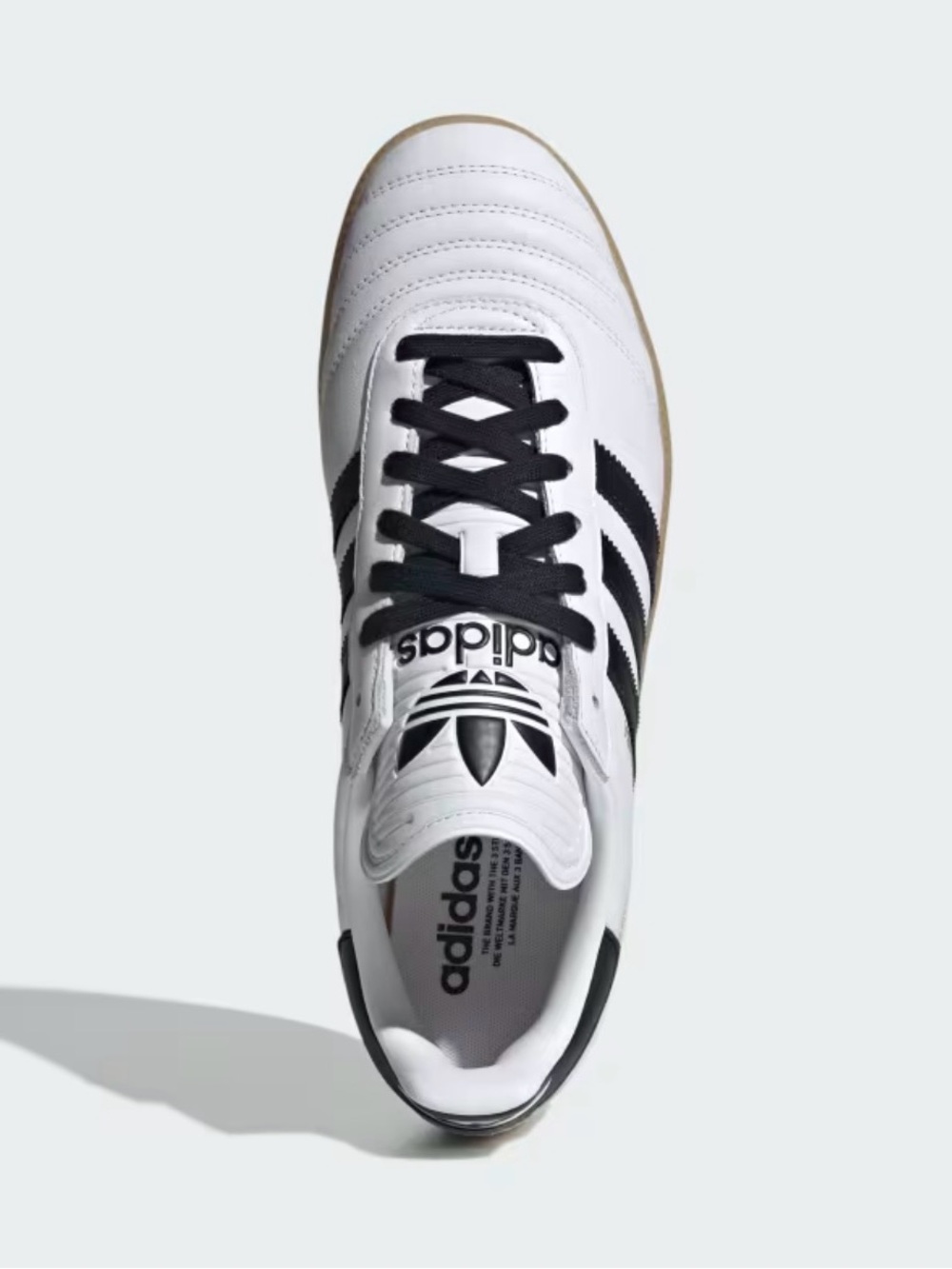adidas Samba White Black Gum Sneakers - Picture 6 of 10